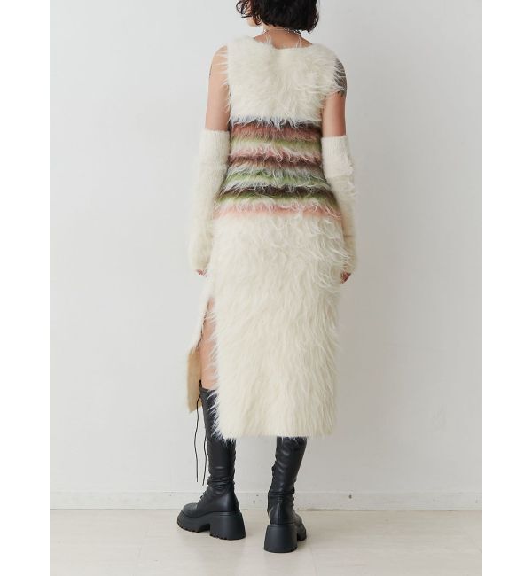 jouetie「シャギーアームウォーマーセットワンピース」|ワンピース|