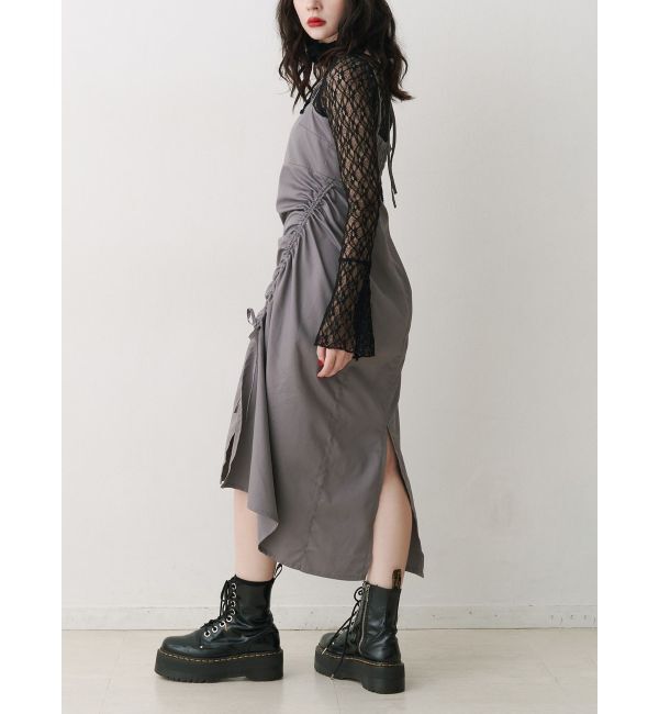 jouetie「イレギュラーギャザーキャミワンピース」|ワンピース|