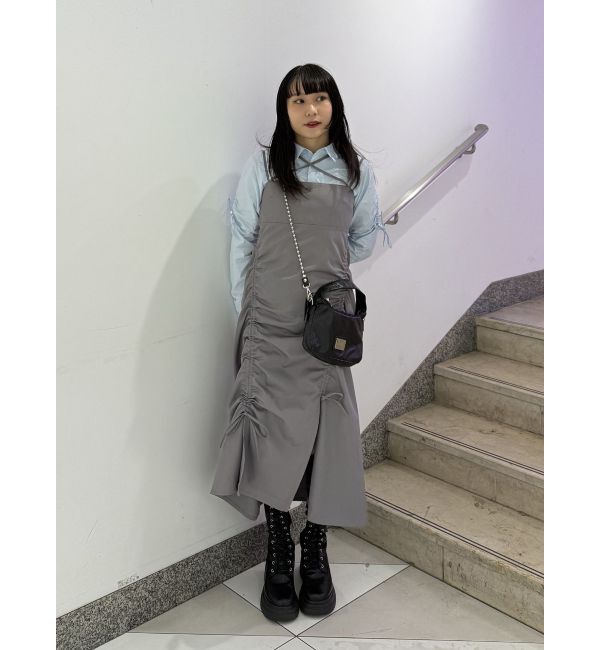 jouetie「イレギュラーギャザーキャミワンピース」|ワンピース|