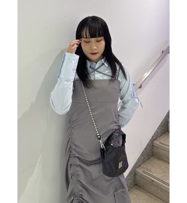 jouetie「イレギュラーギャザーキャミワンピース」|ワンピース|