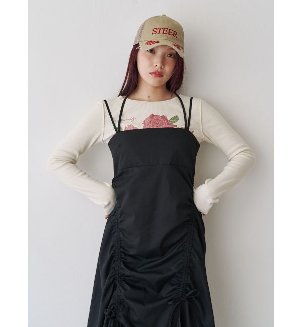 jouetie「イレギュラーギャザーキャミワンピース」|ワンピース|