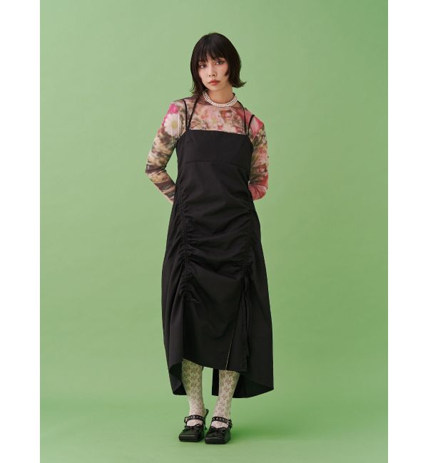 jouetie「イレギュラーギャザーキャミワンピース」|ワンピース|