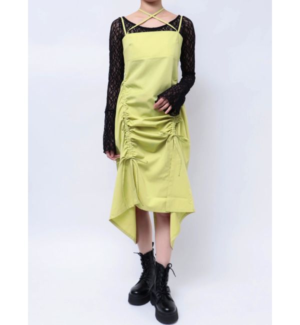 jouetie「イレギュラーギャザーキャミワンピース」|ワンピース|