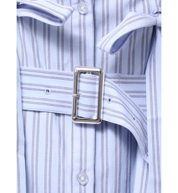 jouetie「ギャザーリボンシャツワンピース」|ワンピース|