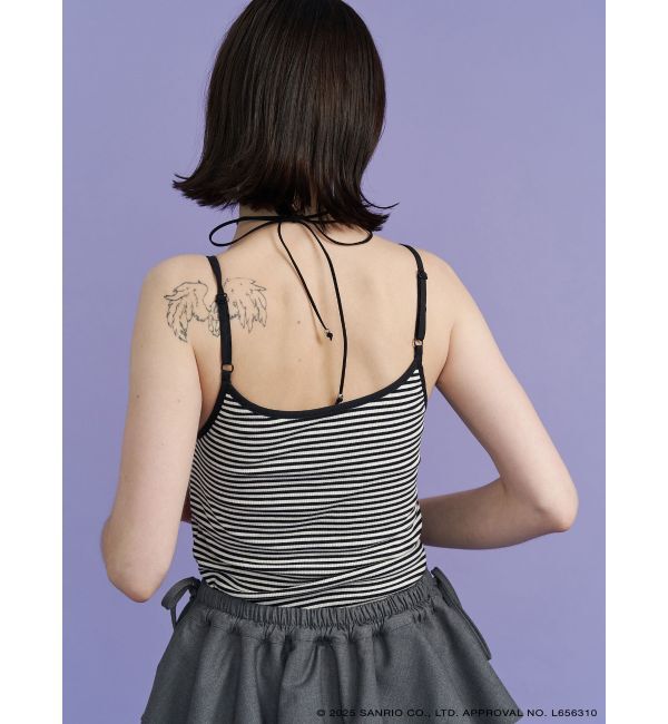 jouetie「【メロクロコラボ】KUROMIリボンキャミ」|キャミソール|