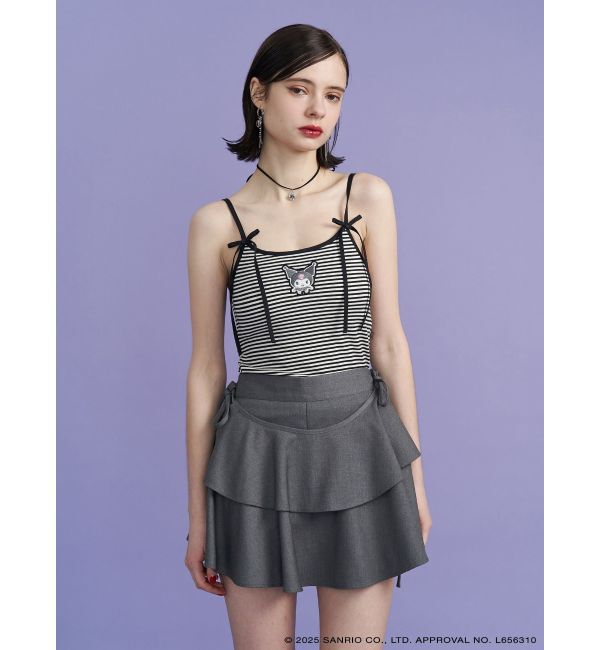 jouetie「【メロクロコラボ】KUROMIリボンキャミ」|キャミソール|