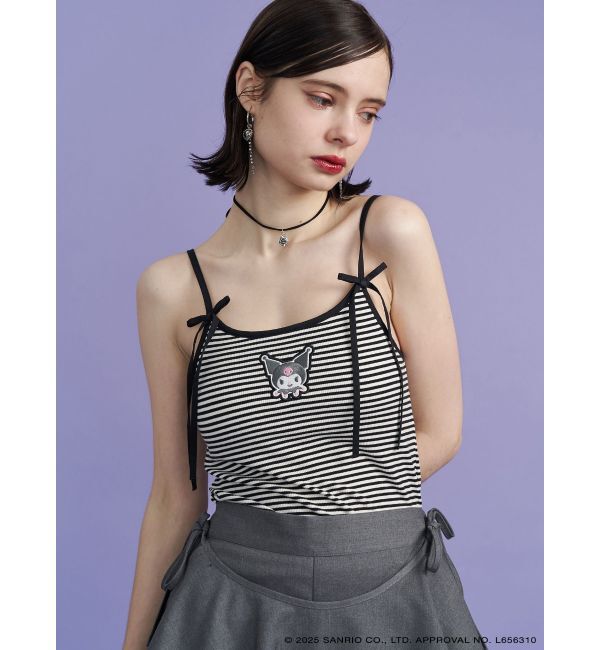 jouetie「【メロクロコラボ】KUROMIリボンキャミ」|キャミソール|ミックス