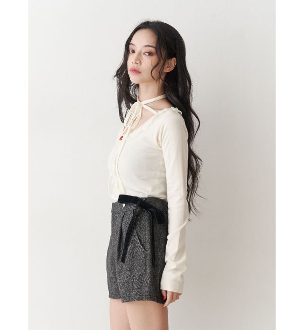 jouetie「ベロアリボンショートパンツ【セットアップ対応】」|その他|