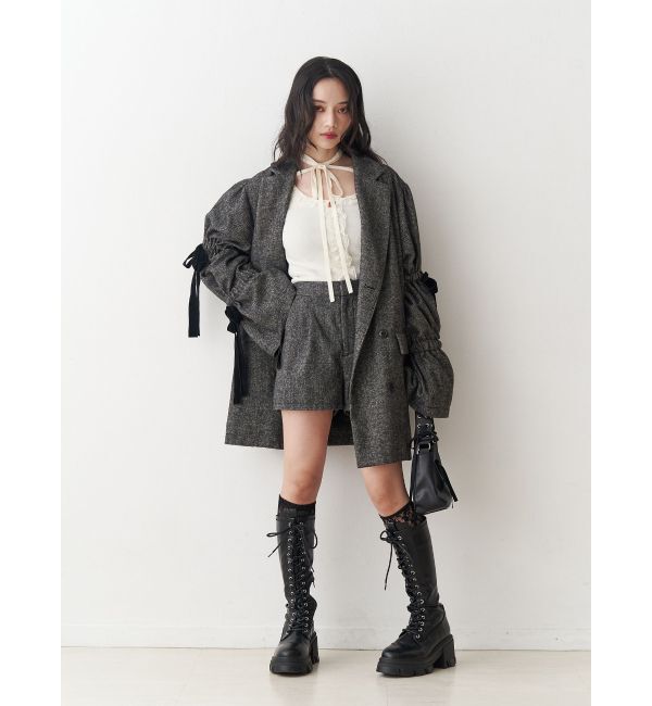 jouetie「ベロアリボンショートパンツ【セットアップ対応】」|その他|