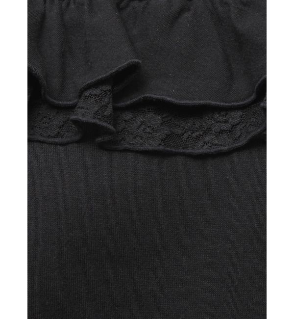 jouetie「レースドッキングオフショルプルオーバー【セットアップ対応】」|スウェット・ジャージ|