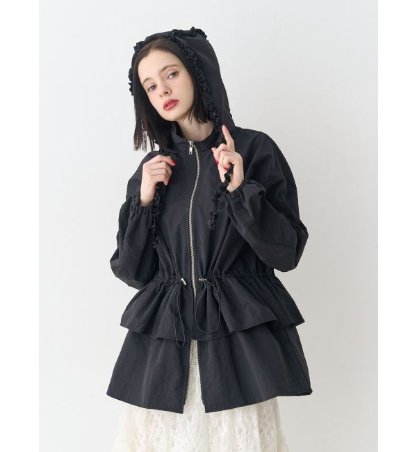 jouetie「フリルマウンテンブルゾン」|ブルゾン・スタジャン|