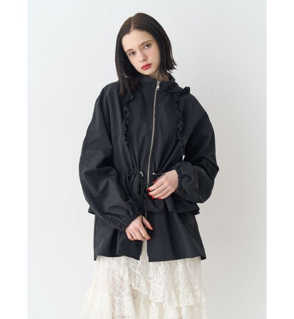 jouetie「フリルマウンテンブルゾン」|ブルゾン・スタジャン|