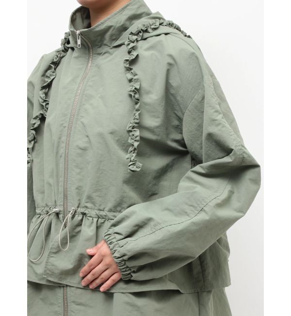 jouetie「フリルマウンテンブルゾン」|ブルゾン・スタジャン|