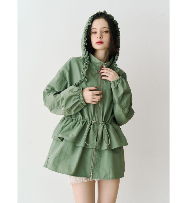 jouetie「フリルマウンテンブルゾン」|ブルゾン・スタジャン|