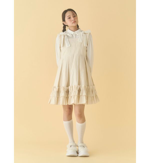 merry jenny「double ribbon blouse」|シャツ・ブラウス|