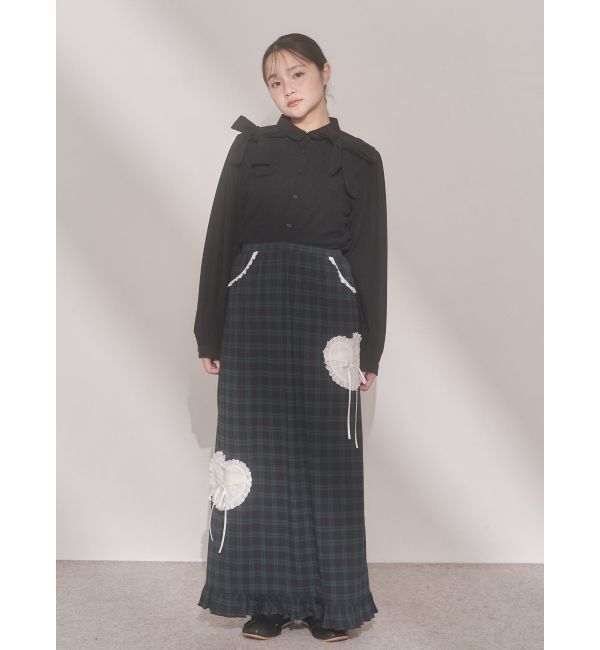 merry jenny「double ribbon blouse」|シャツ・ブラウス|