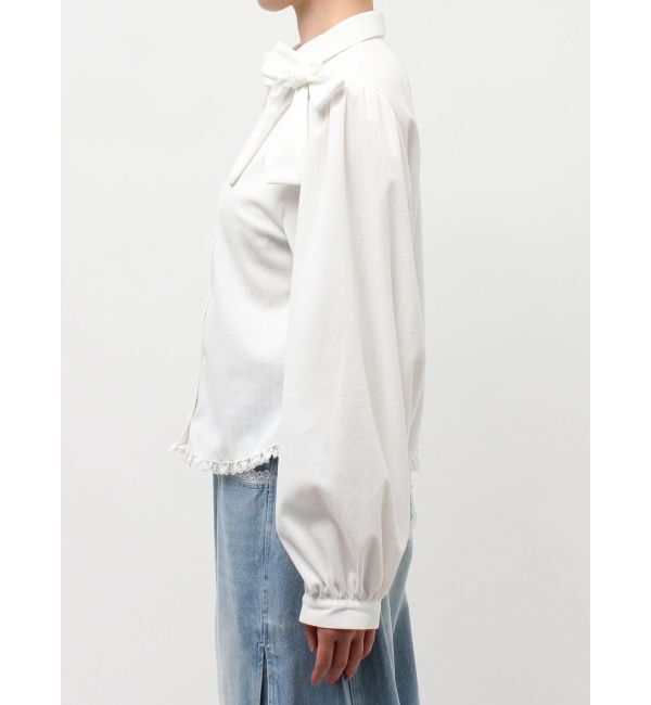 merry jenny「double ribbon blouse」|シャツ・ブラウス|
