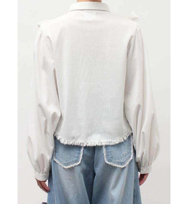merry jenny「double ribbon blouse」|シャツ・ブラウス|