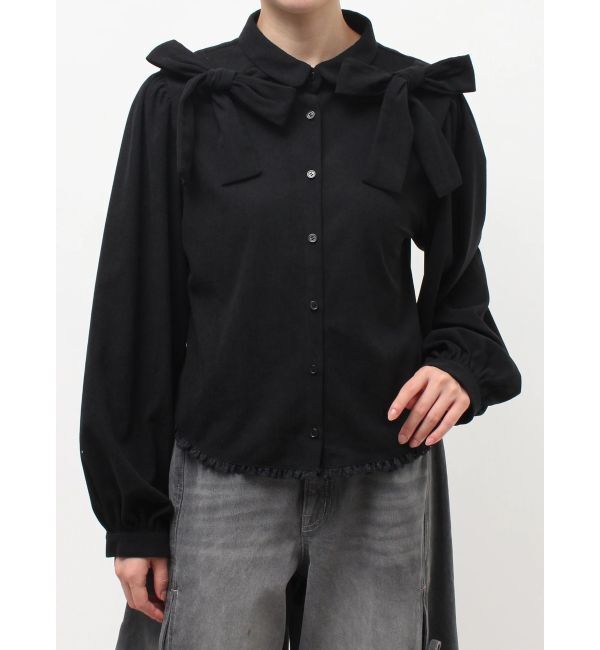 merry jenny「double ribbon blouse」|シャツ・ブラウス|