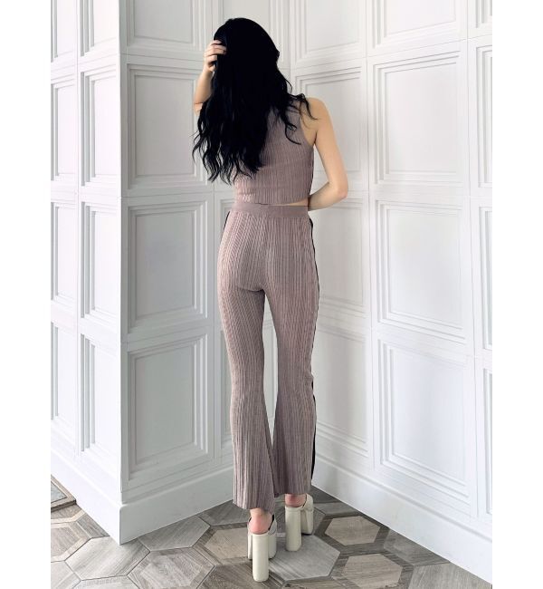 GYDA「サイドラインニットタンクトップ【SETUP着用可】」|ニット・セーター|