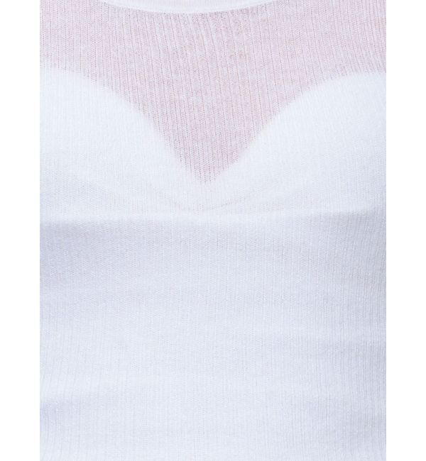 GYDA「チョーカー付きシアーニットトップス」|ニット・セーター|