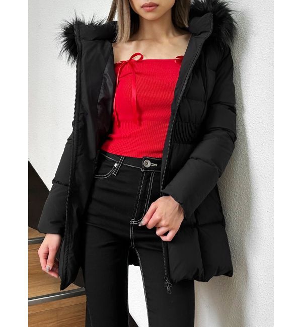 GYDA「【TINY】オフショルリボンニットトップス」|ニット・セーター|