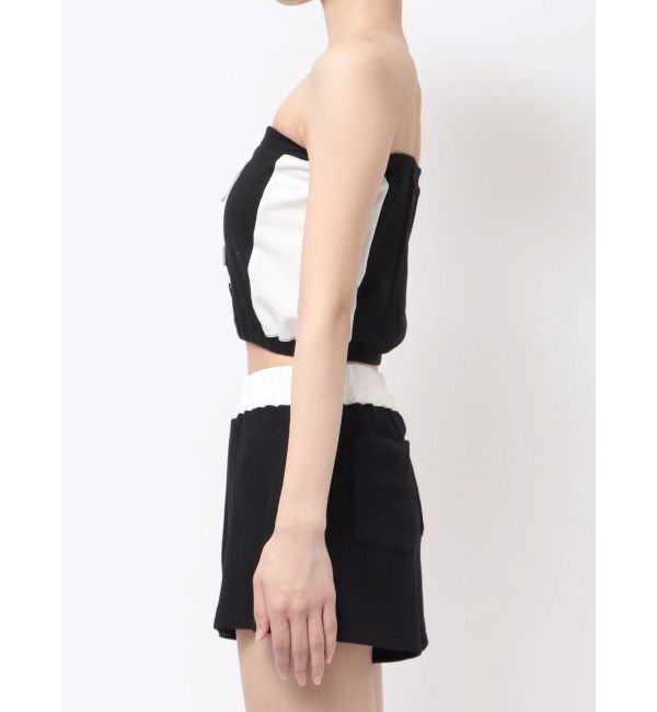 GYDA「2WAYレースアップベアトップス【SETUP着用可】」|チューブトップ|