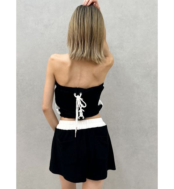 GYDA「2WAYレースアップベアトップス【SETUP着用可】」|チューブトップ|