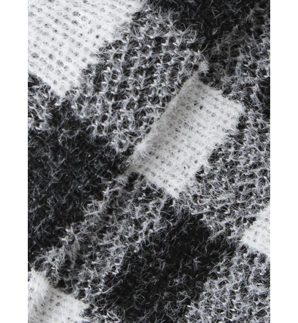 GYDA「CHECK shaggy ニットスカートライクショートパンツ」|スカート|