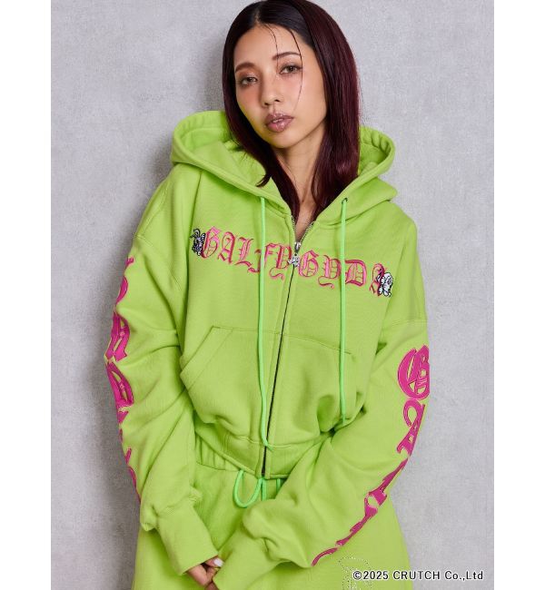 GYDA「GYDA&times;GALFY bijou wing パーカー」|パーカー|