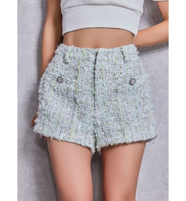 GYDA「Symmetry GYDAラメツイードショートパンツ」|その他|