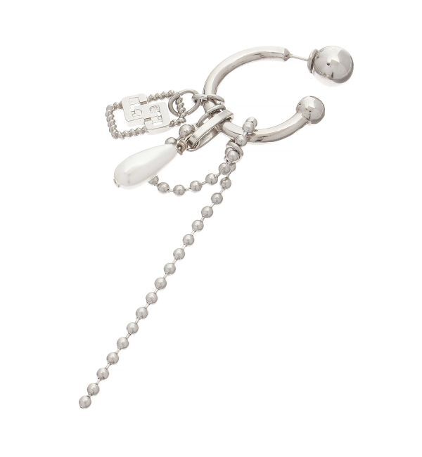 GYDA「JEYSUS Imitation pearl GGフープピアス」|ピアス|