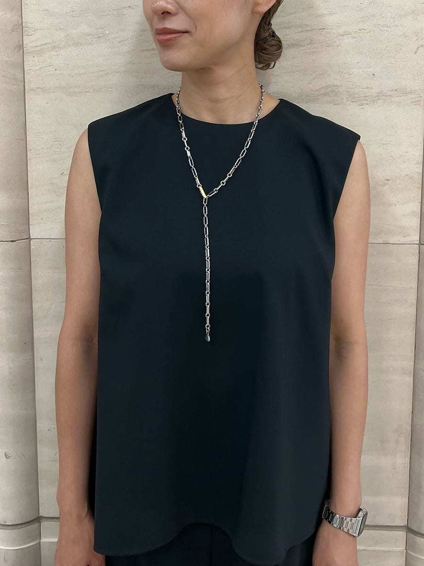 Mila Owen「【セットアイテム】ノースリトップスワイドパンツSET UP」|ワンピース|