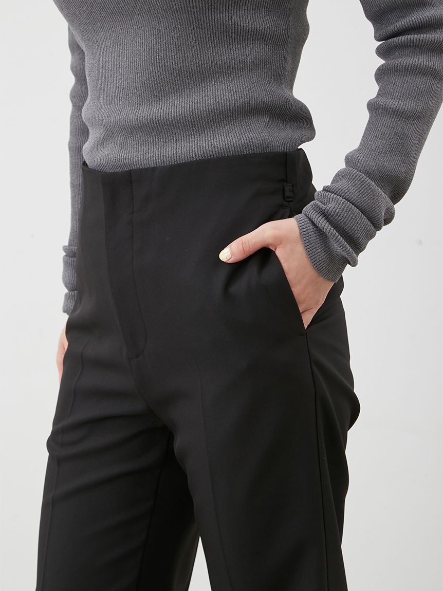 Mila Owen「巻きスカートレイヤウエストゴムシガレットパンツ」|チノ|