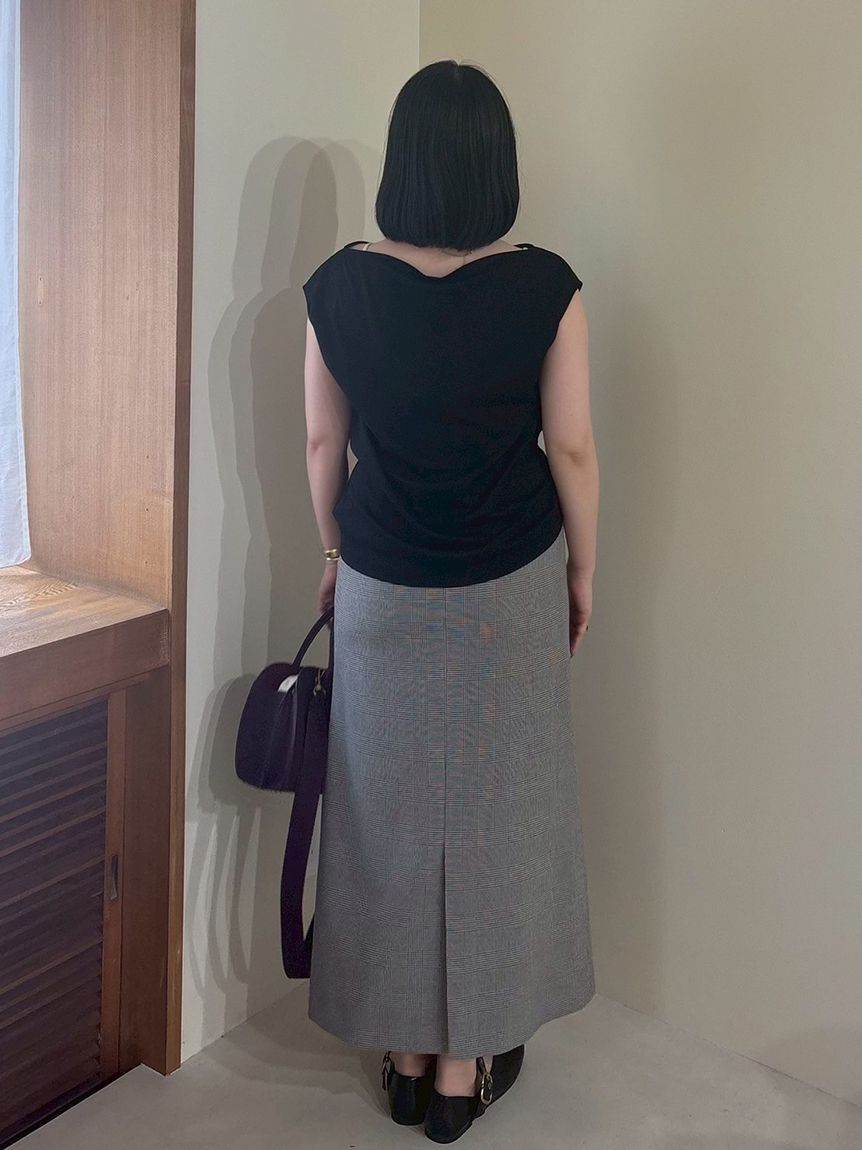 Mila Owen「ボートネックシルケットカットプルオーバー」|Tシャツ・カットソー|