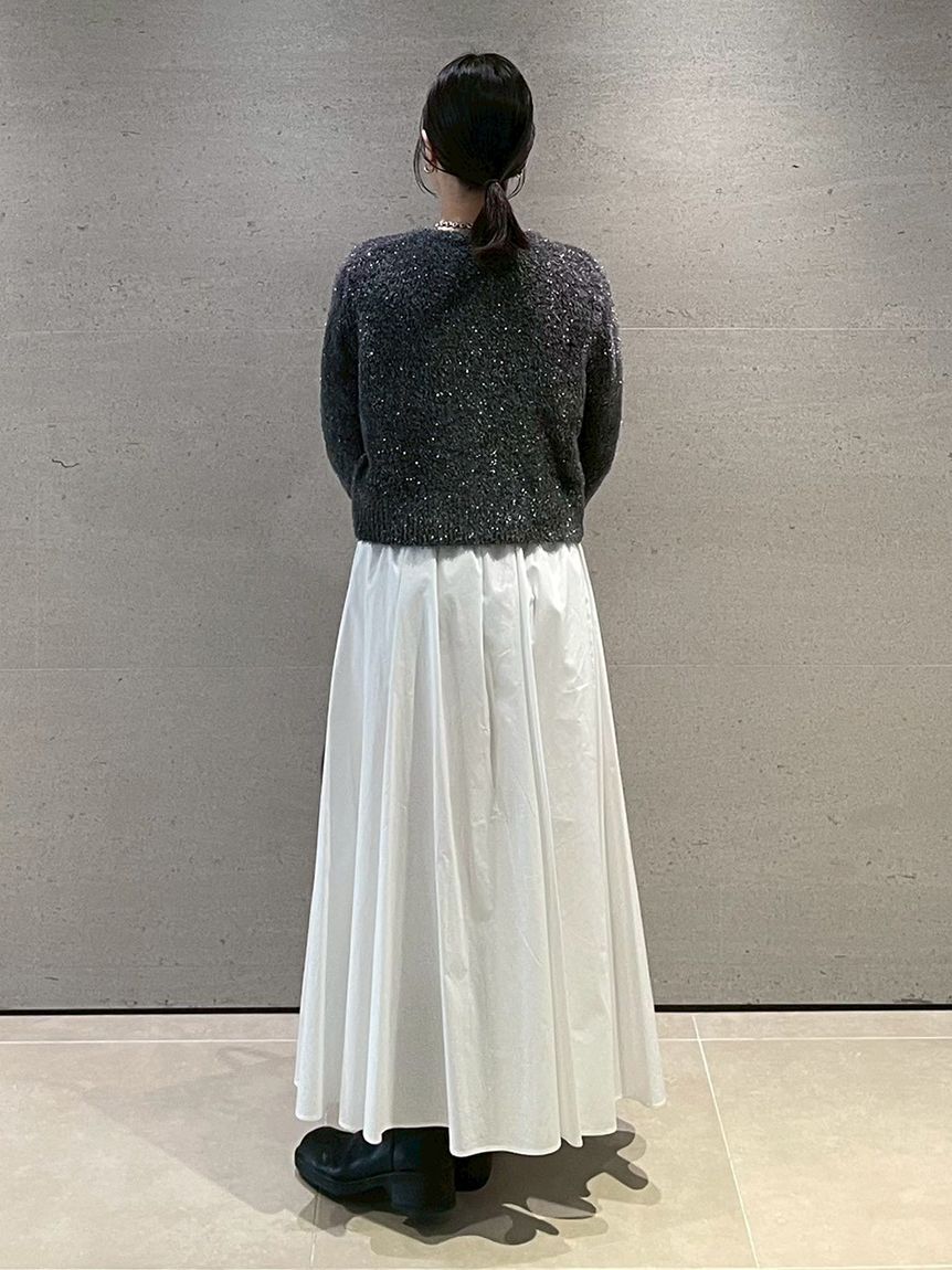 Mila Owen「クルーネックシャギーニットカーデ」|カーディガン|