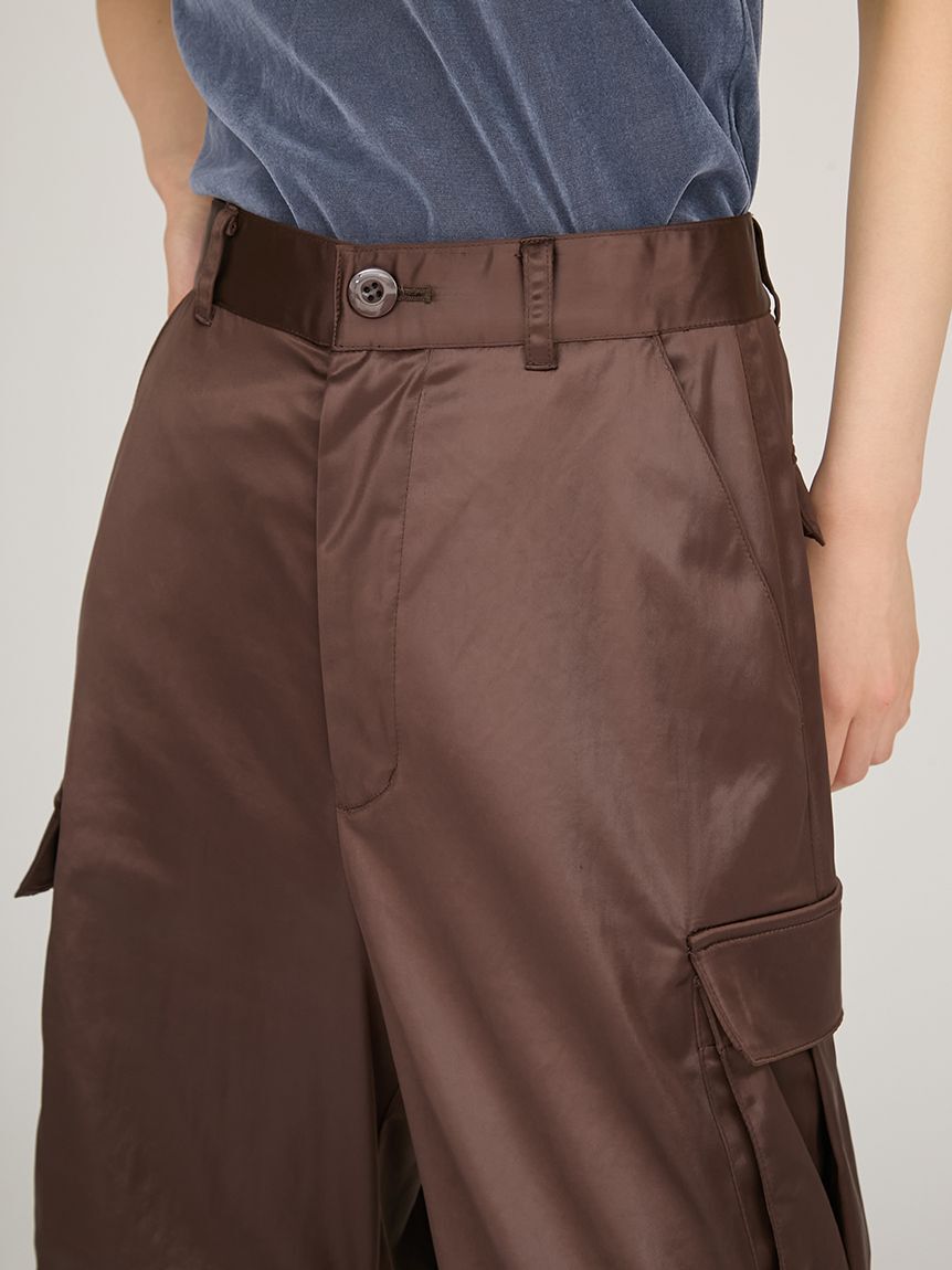 emmi atelier「タックフォルムカーゴパンツ」|チノ|