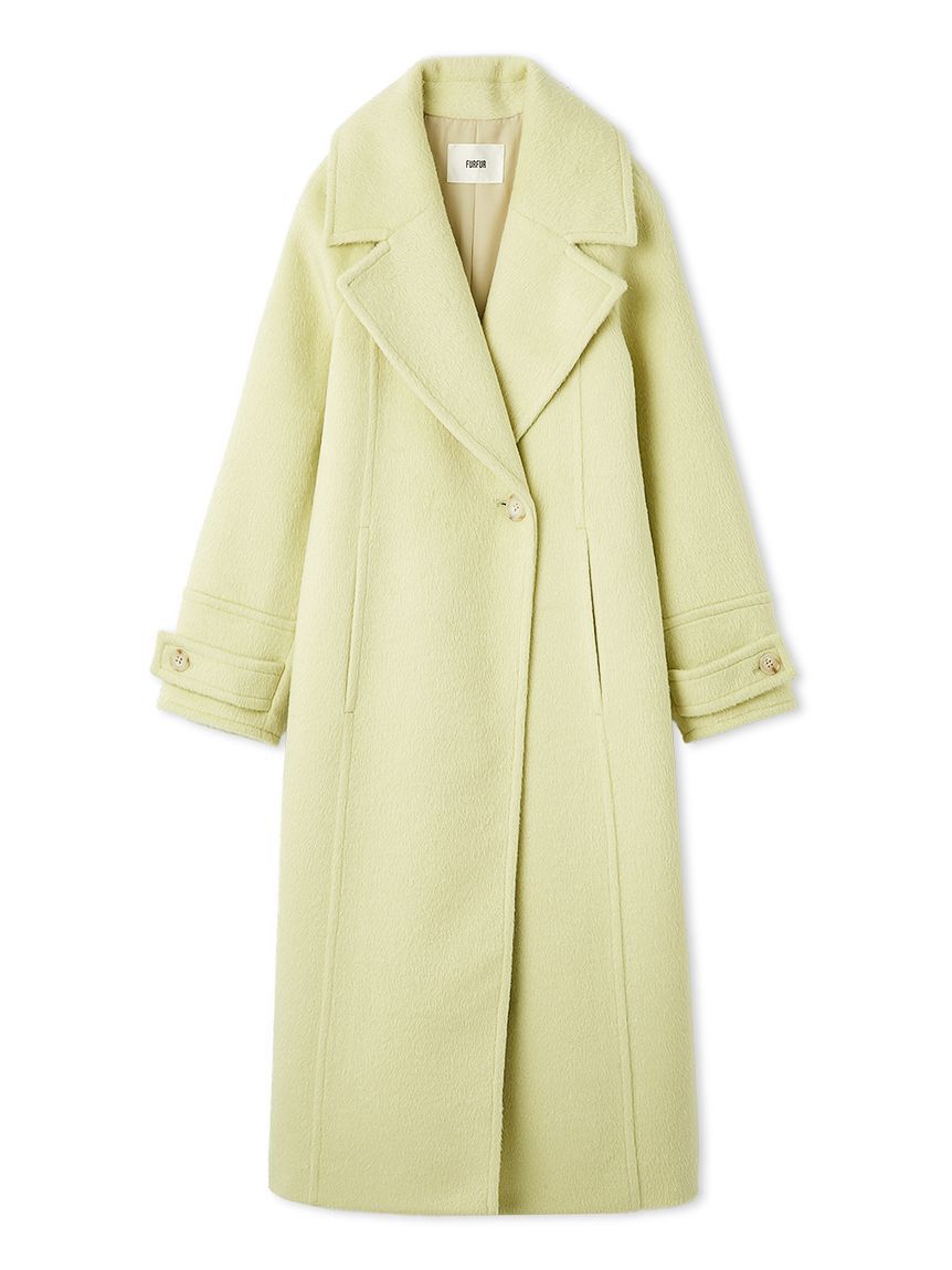 FURFUR「シャギーロングコート」|チェスターコート|