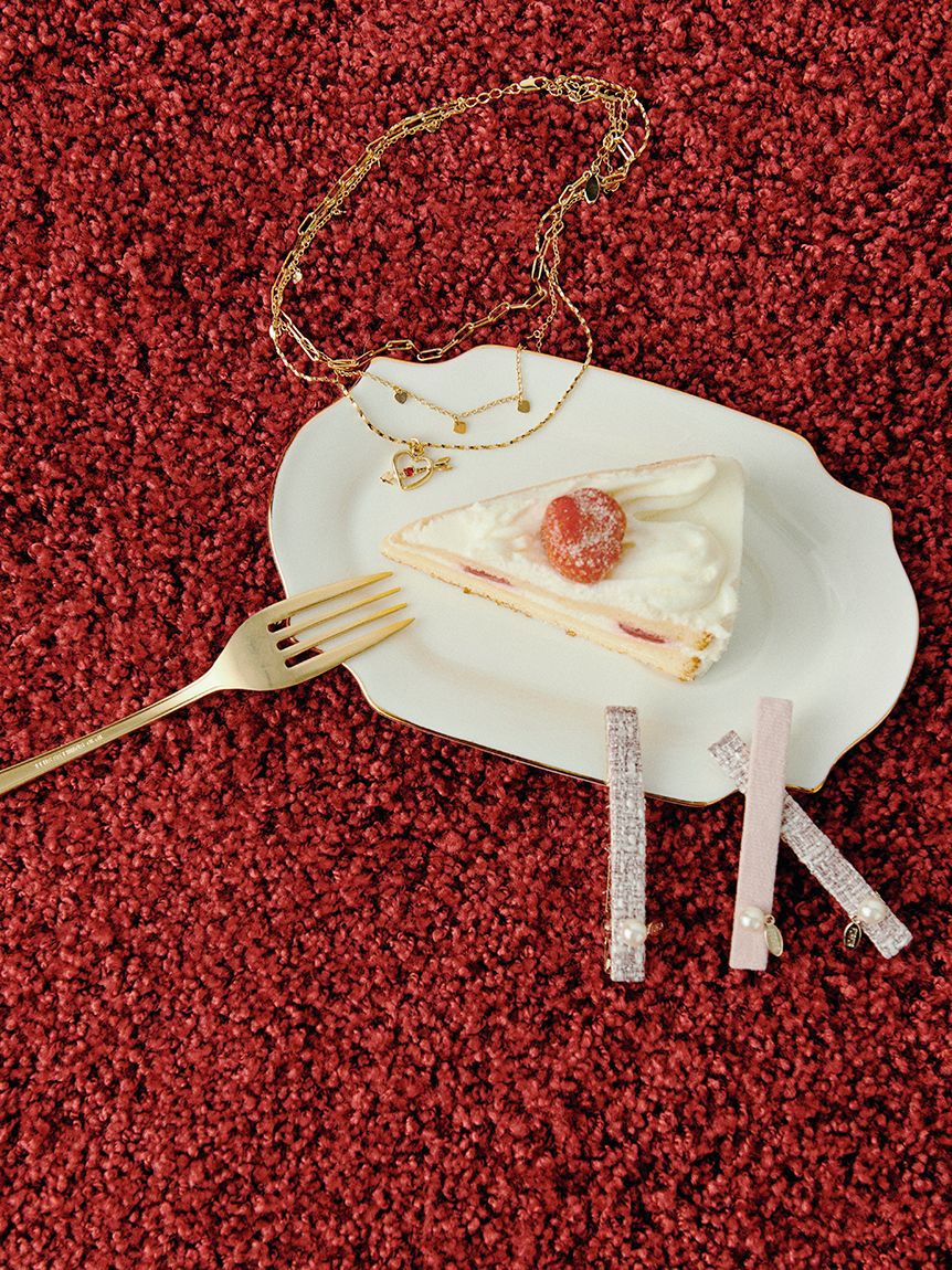 FURFUR「ハートモチーフ3連ネックレス」|ネックレス|