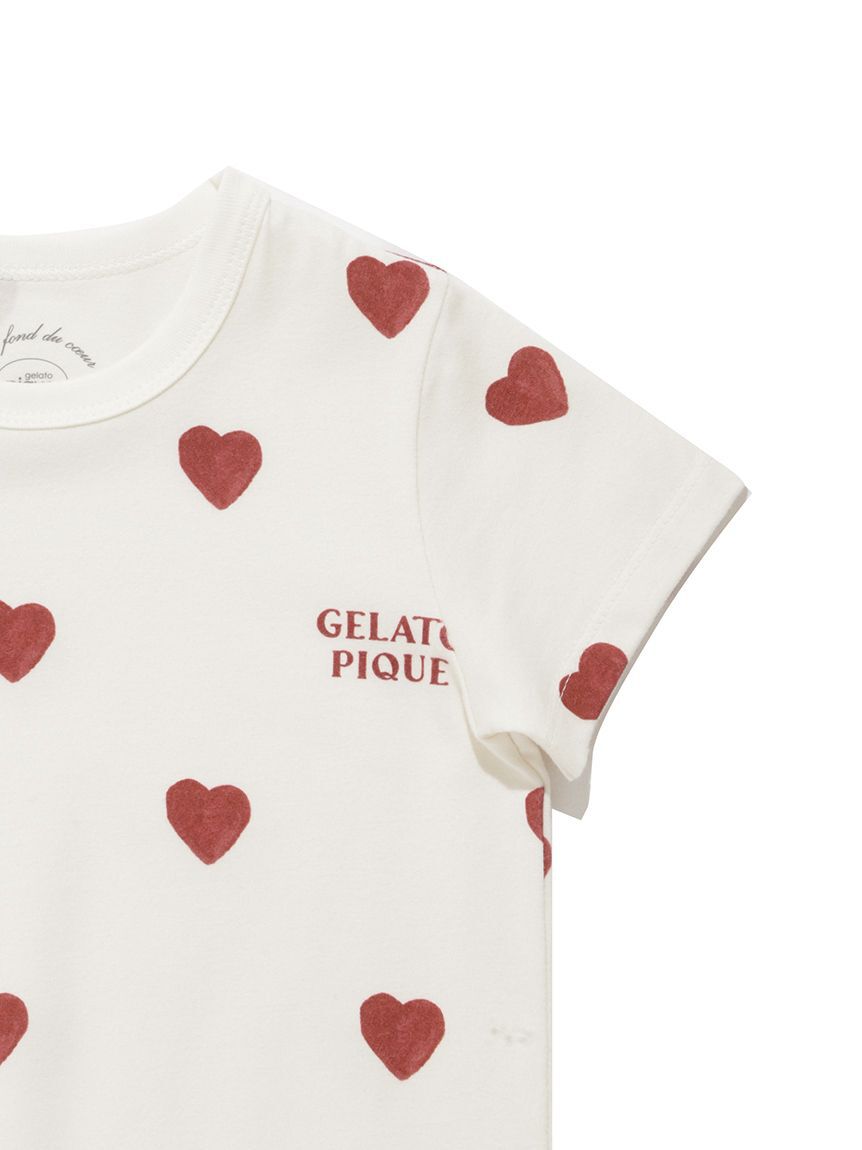 GELATO PIQUE KIDS & BABY「【BABY】ハート柄ロンパース」|ロンパース|