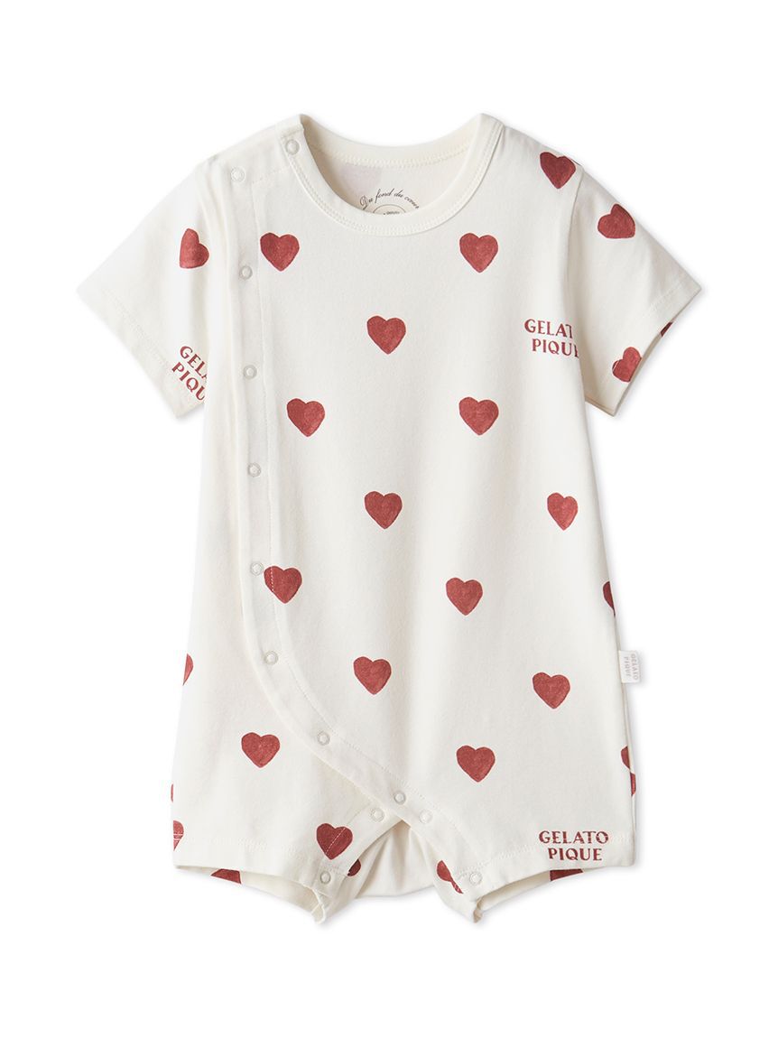 GELATO PIQUE KIDS & BABY「【BABY】ハート柄ロンパース」|ロンパース|