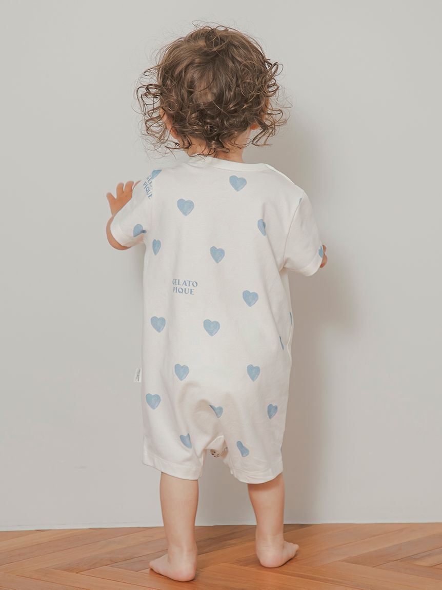 GELATO PIQUE KIDS & BABY「【BABY】ハート柄ロンパース」|ロンパース|