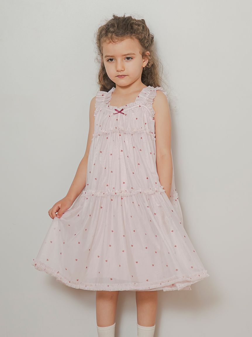 GELATO PIQUE KIDS & BABY「【KIDS】ハート柄チュールワンピース」|ワンピース|