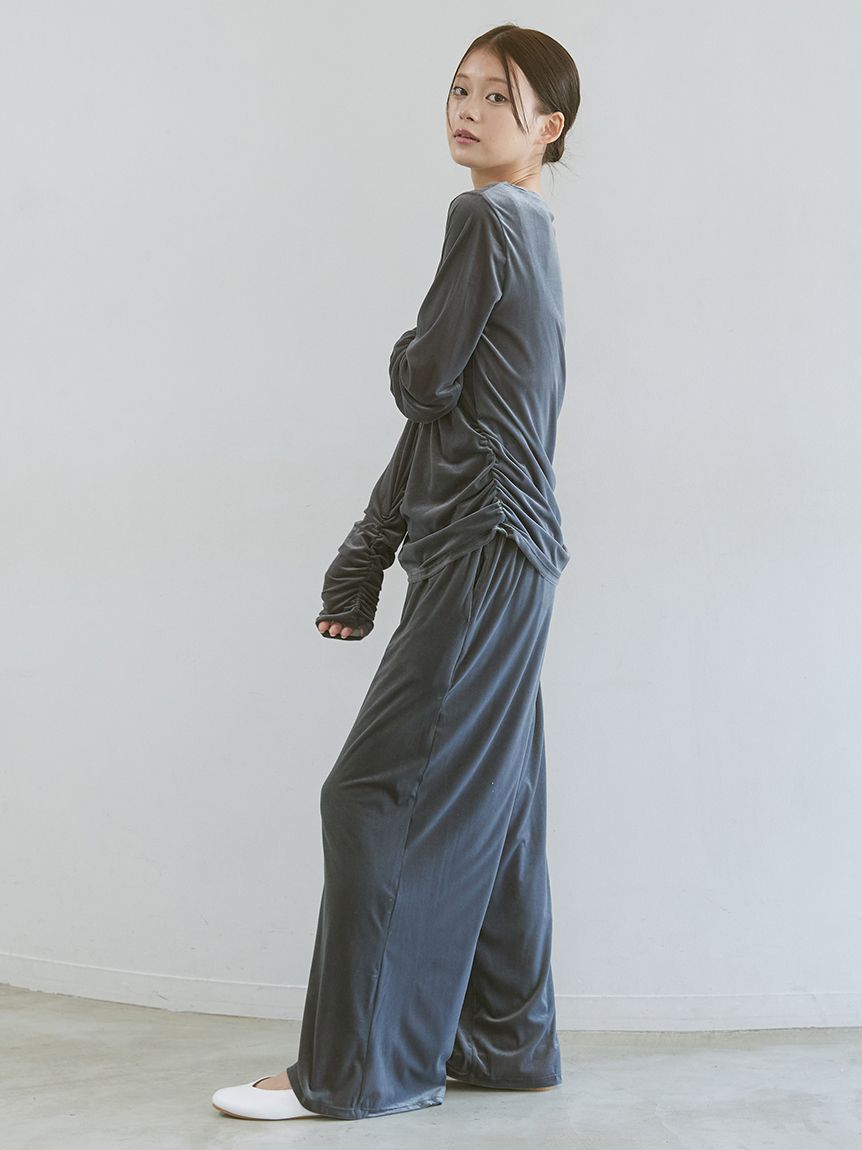 gelato pique「ベロアロンT」|ルームウェア|