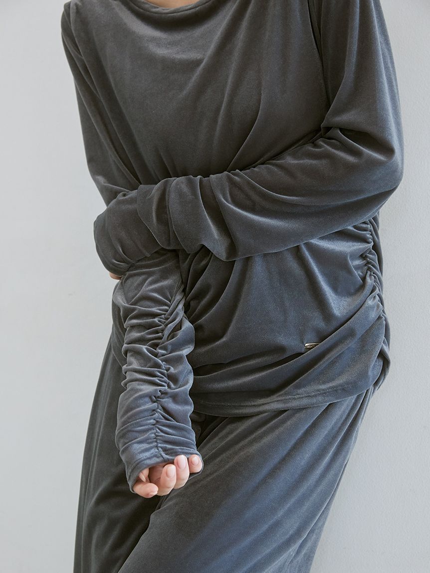 gelato pique「ベロアロンT」|ルームウェア|