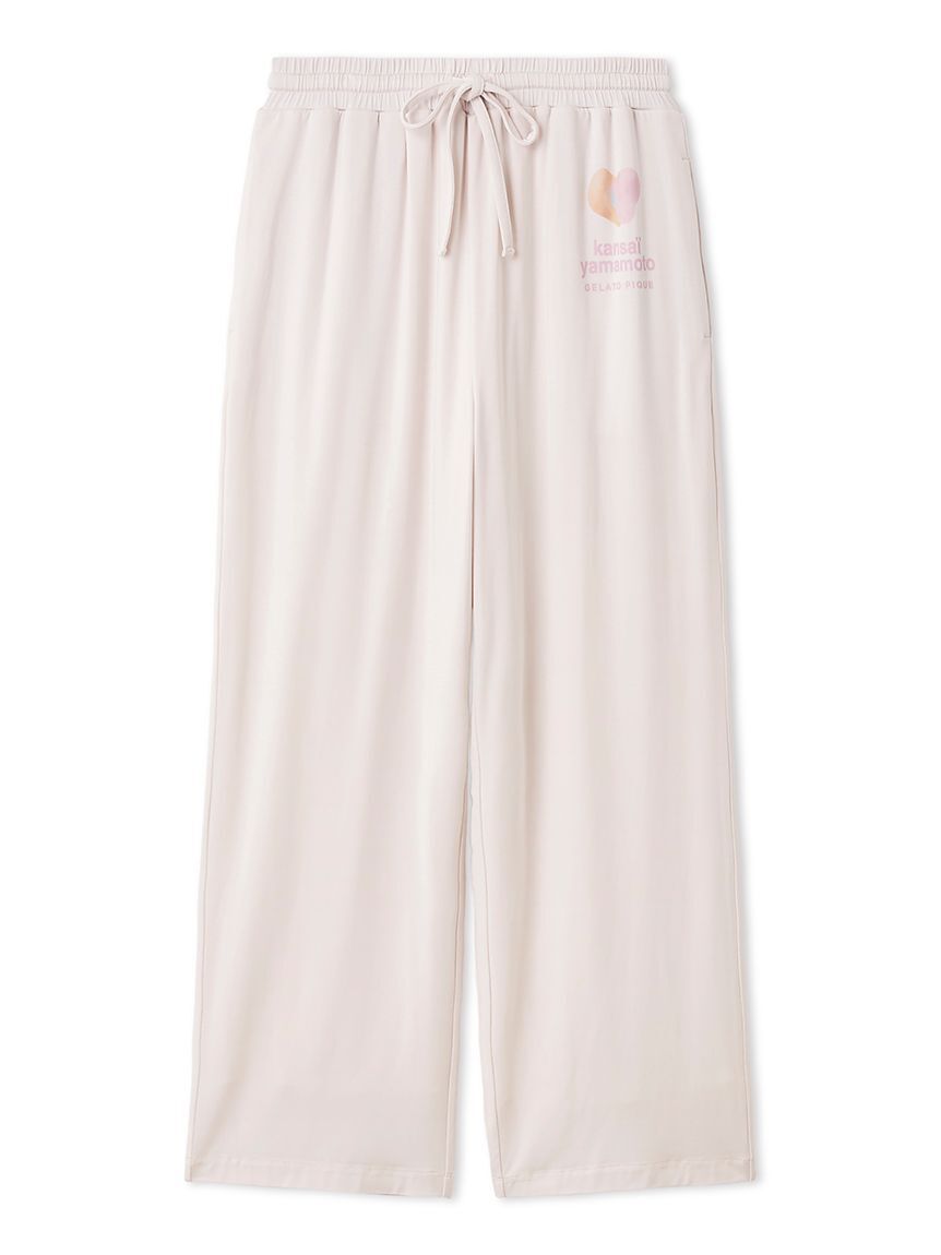 gelato pique「【kansai yamamoto】【レディース】ワンポイントレーヨンロゴロングパンツ」|ルームウェア|PNK