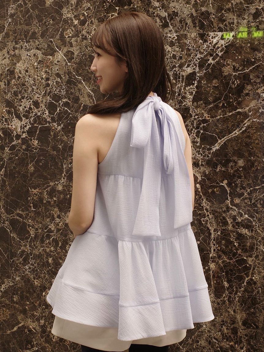 LILY BROWN「【WEB限定カラー】アメスリティアードブラウス」|シャツ・ブラウス|