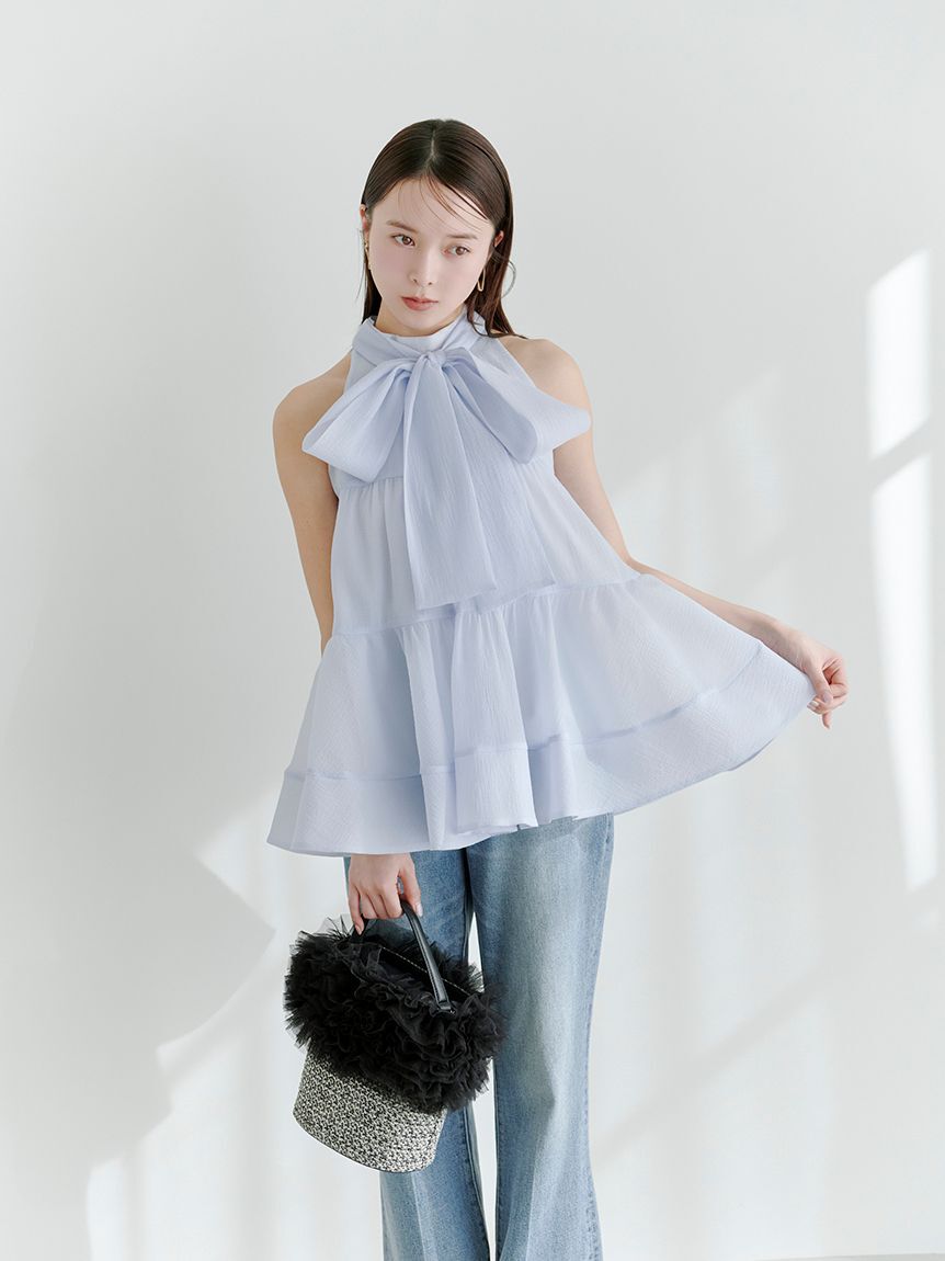 LILY BROWN「【WEB限定カラー】アメスリティアードブラウス」|シャツ・ブラウス|