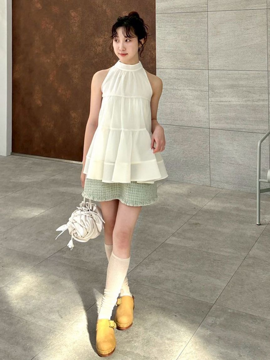 LILY BROWN「【WEB限定カラー】アメスリティアードブラウス」|シャツ・ブラウス|