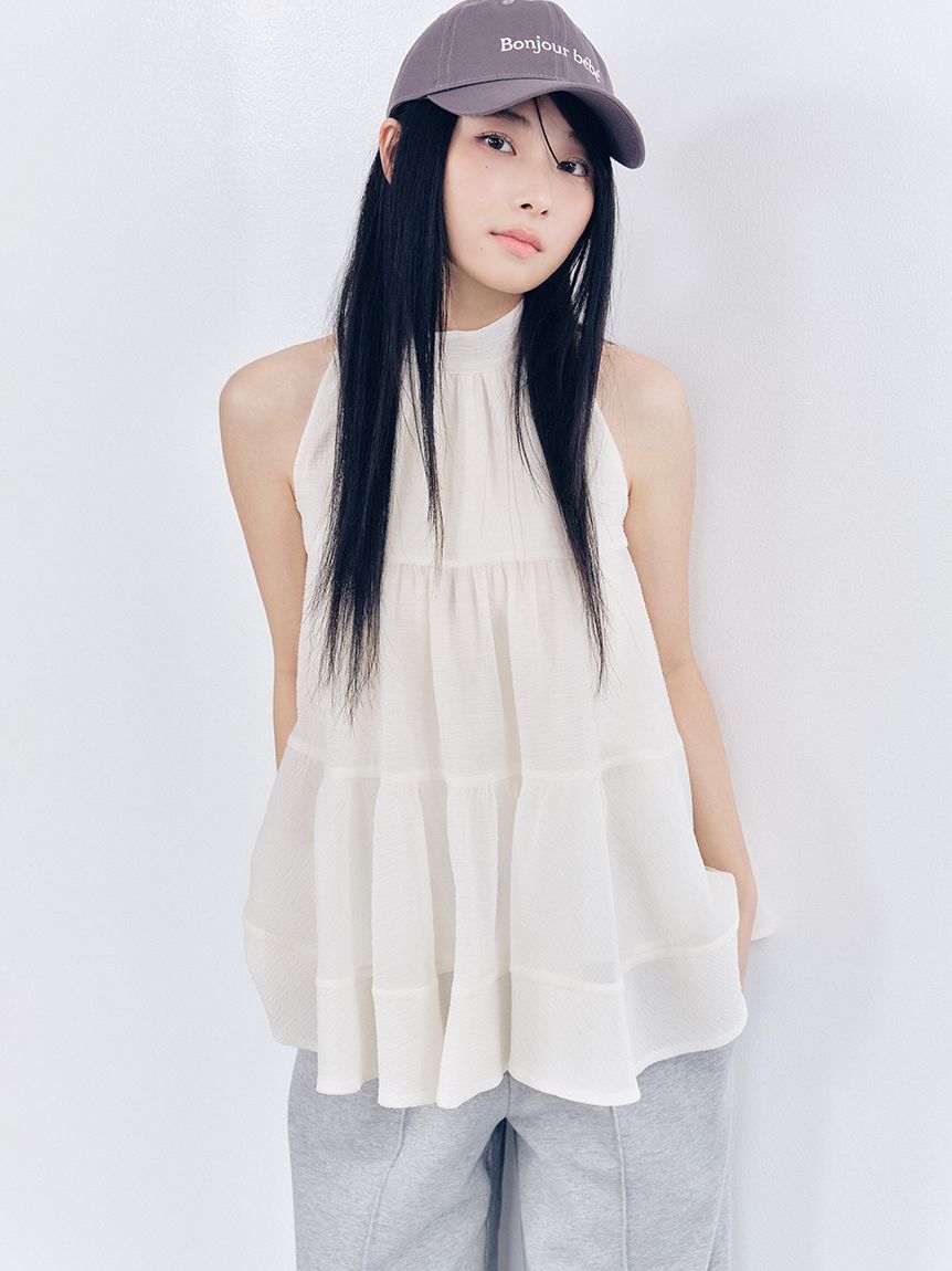 LILY BROWN「【WEB限定カラー】アメスリティアードブラウス」|シャツ・ブラウス|